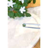 1.11 Ct. Green Sapphire from Thailand Life Style