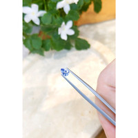 0.65 Ct. Purplish Blue Sapphire from Ceylon (Sri Lanka) Life Style