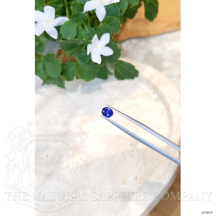 0.75 Ct. Blue Sapphire from Ceylon (Sri Lanka)