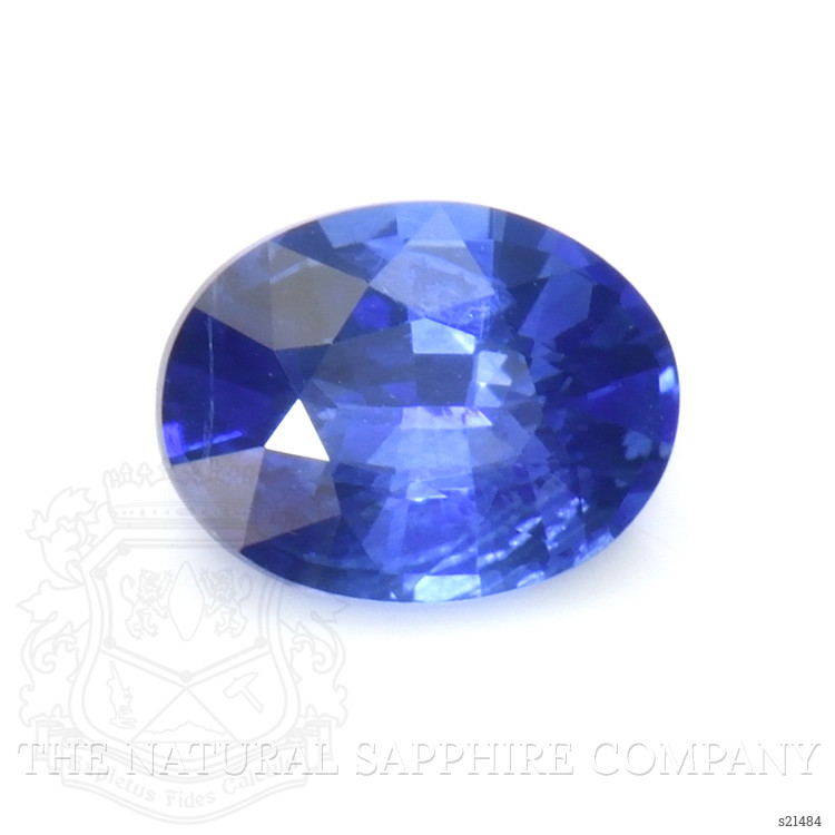 0.84 Ct. Blue Sapphire from Ceylon (Sri Lanka)