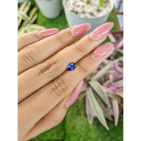0.84 Ct. Blue Sapphire from Ceylon (Sri Lanka) Life Style
