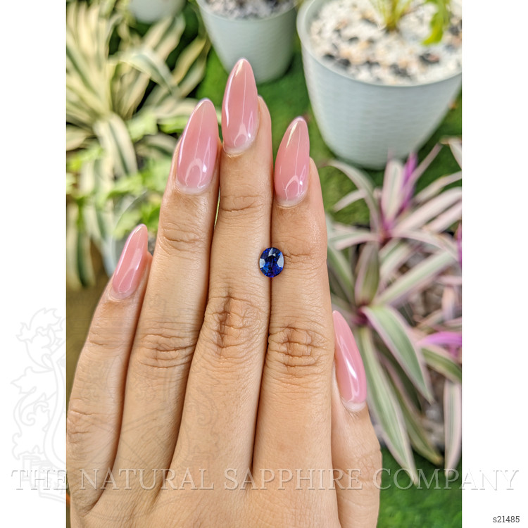 1.02 Ct. Blue Sapphire from Ceylon (Sri Lanka)