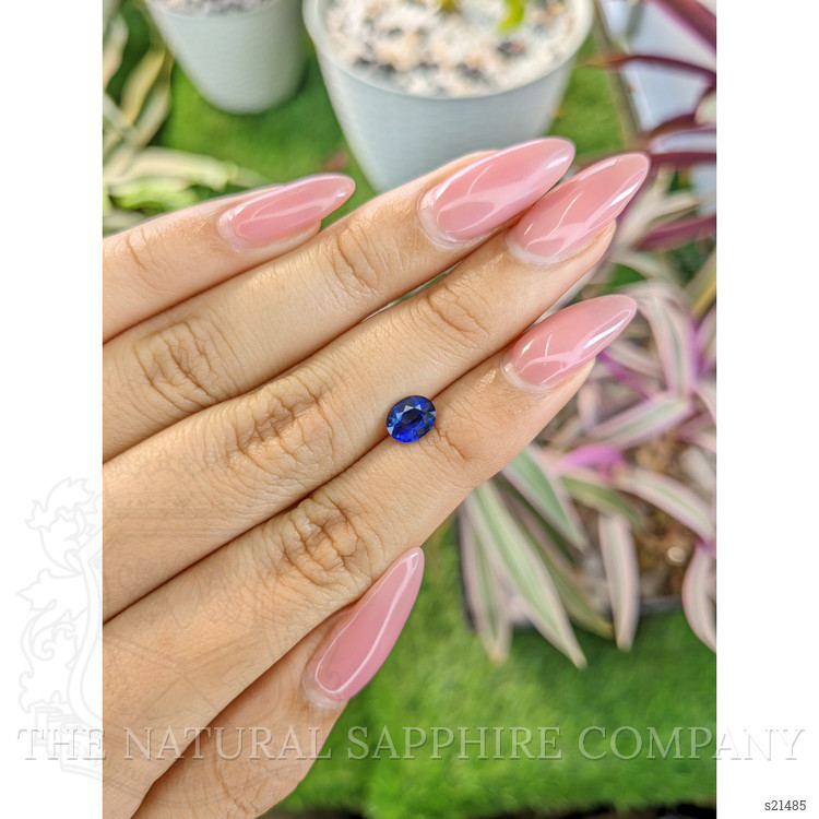 1.02 Ct. Blue Sapphire from Ceylon (Sri Lanka)