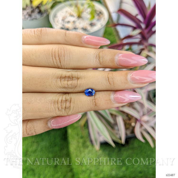 1.13 Ct. Blue Sapphire from Ceylon (Sri Lanka)