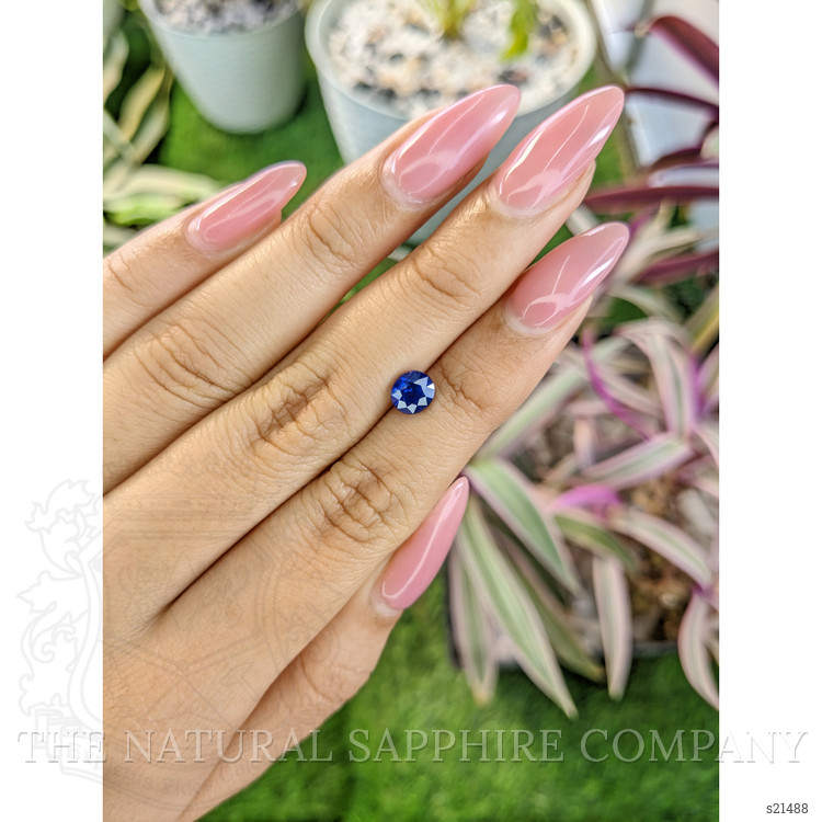 1.35 Ct. Blue Sapphire from Ceylon (Sri Lanka)