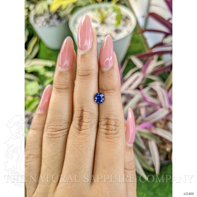 1.35 Ct. Blue Sapphire from Ceylon (Sri Lanka)