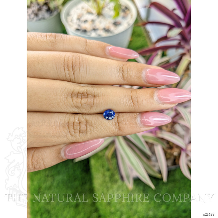 1.35 Ct. Blue Sapphire from Ceylon (Sri Lanka)