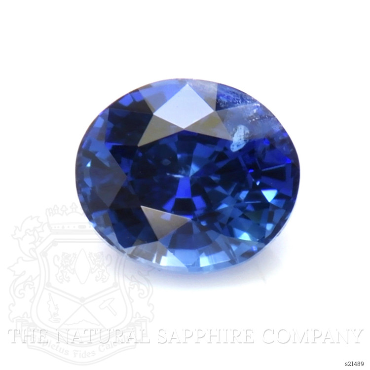 0.58 Ct. Blue Sapphire from Ceylon (Sri Lanka)