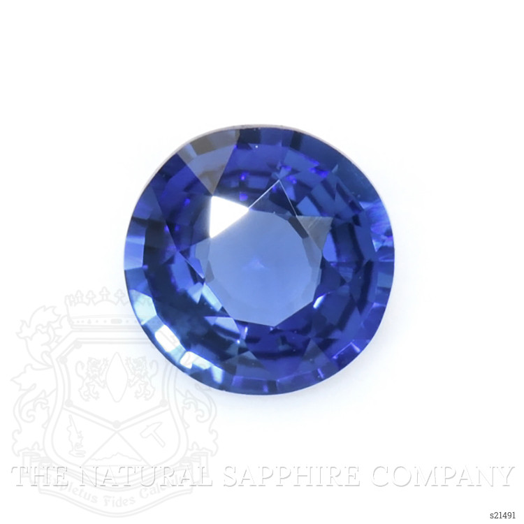 0.58 Ct. Blue Sapphire from Ceylon (Sri Lanka)
