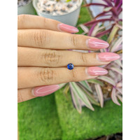 0.58 Ct. Blue Sapphire from Ceylon (Sri Lanka) Life Style