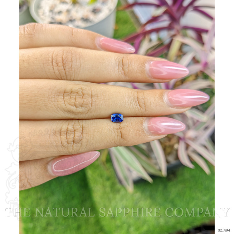 0.68 Ct. Blue Sapphire from Ceylon (Sri Lanka)