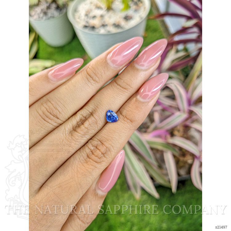 0.93 Ct. Blue Sapphire from Ceylon (Sri Lanka)