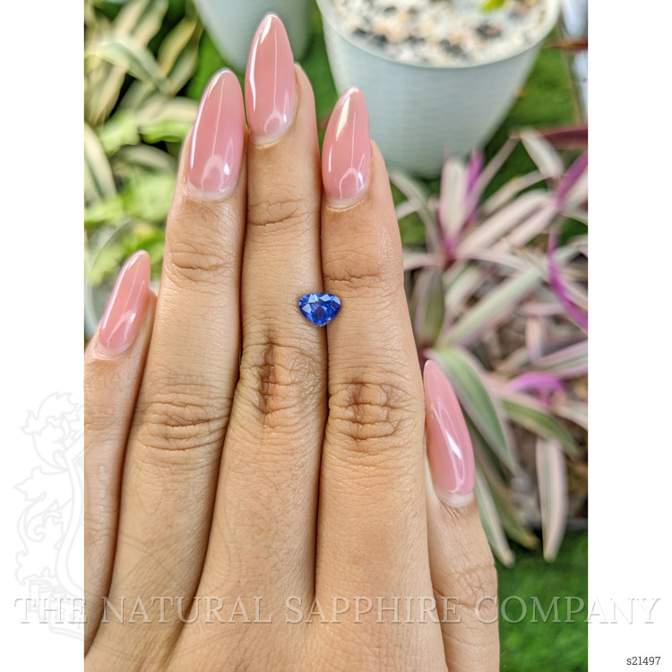 0.93 Ct. Blue Sapphire from Ceylon (Sri Lanka)