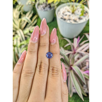 1.69 Ct. Purplish Blue Sapphire from Ceylon (Sri Lanka) Life Style