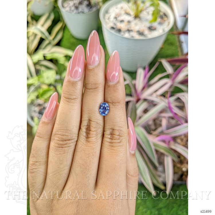 1.83 Ct. Blue Sapphire from Ceylon (Sri Lanka)