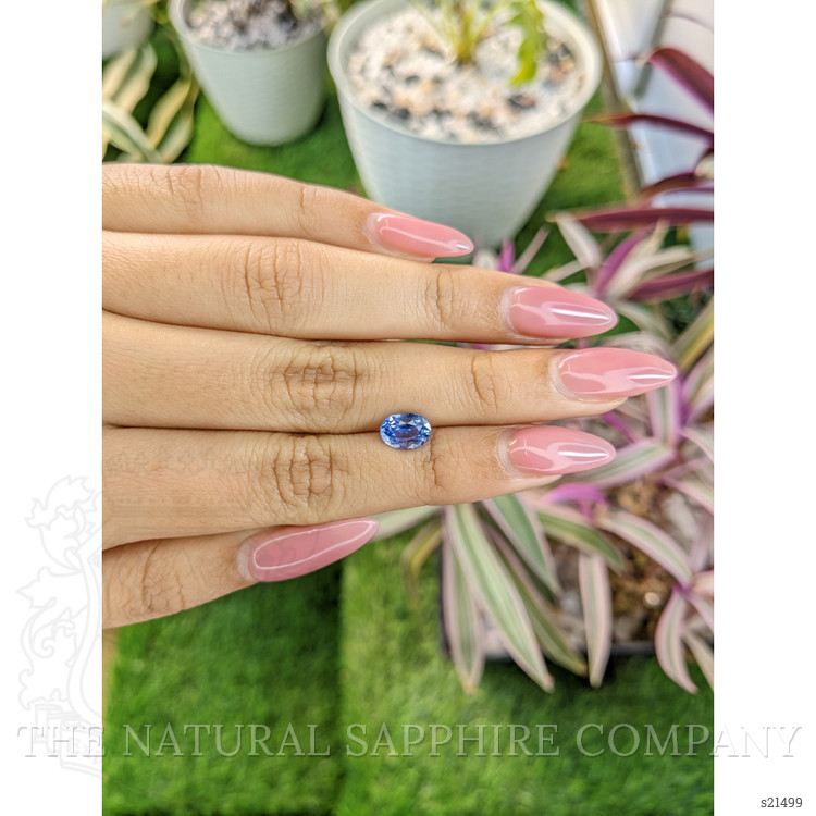 1.83 Ct. Blue Sapphire from Ceylon (Sri Lanka)