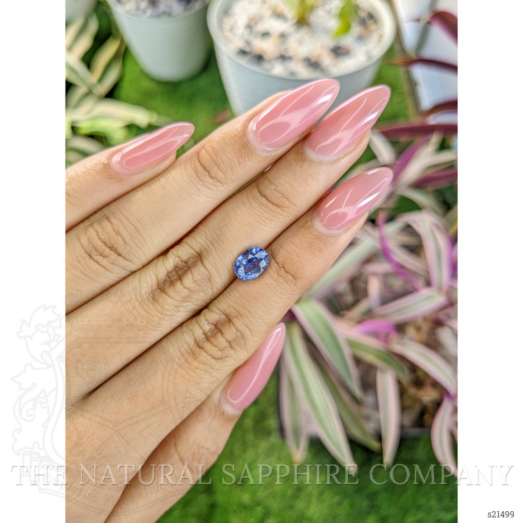1.83 Ct. Blue Sapphire from Ceylon (Sri Lanka)