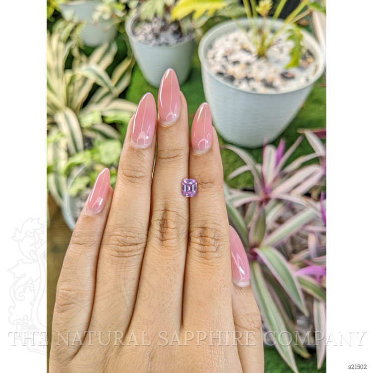 1.36 Ct. Pinkish Purple Sapphire from Ceylon (Sri Lanka)