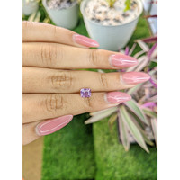 1.36 Ct. Pinkish Purple Sapphire from Ceylon (Sri Lanka) Life Style