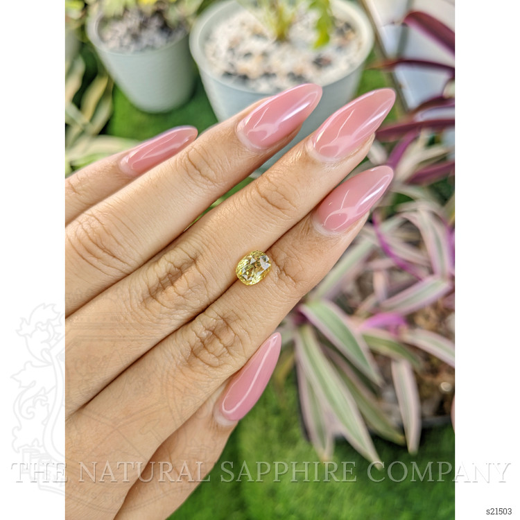 2.14 Ct. Yellow Sapphire from Ceylon (Sri Lanka)