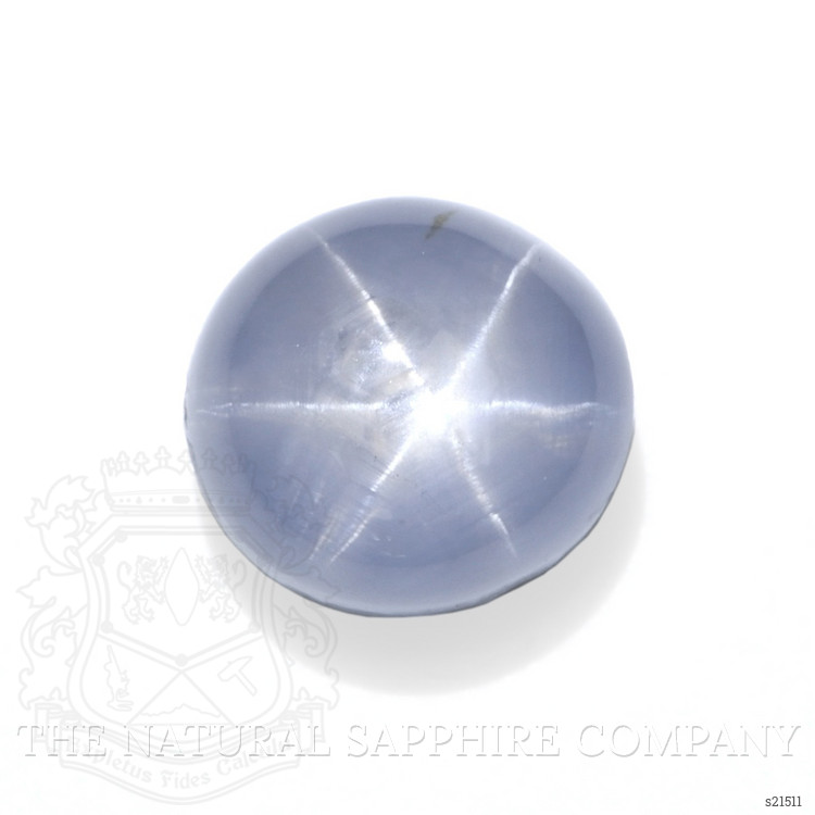 7.02 Ct. Bluish Grey Star Sapphire from Ceylon (Sri Lanka)