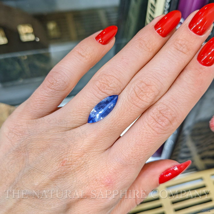 3.51 Ct. Blue Sapphire from Ceylon (Sri Lanka)