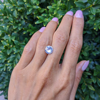 2.64 Ct. Pinkish Purple Sapphire from Ceylon (Sri Lanka) Life Style