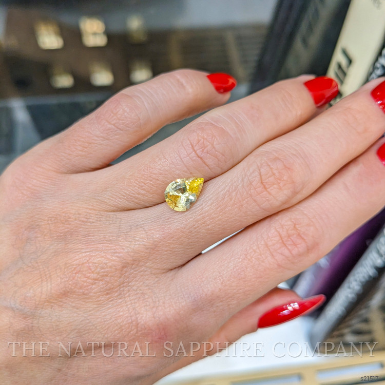 1.98 Ct. Yellow Sapphire from Ceylon (Sri Lanka)
