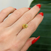 2.17 Ct. Yellow Sapphire from Ceylon (Sri Lanka) Life Style