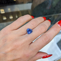 2.75 Ct. Blue Sapphire from Ceylon (Sri Lanka) Life Style