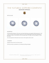 7.83 Ct. Bluish Grey Star Sapphire from Ceylon (Sri Lanka) Appraisal