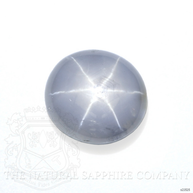 7.83 Ct. Bluish Grey Star Sapphire from Ceylon (Sri Lanka)