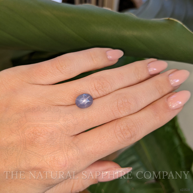 4.96 Ct. Blue Star Sapphire from Ceylon (Sri Lanka)