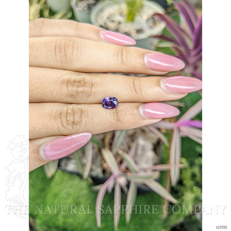 1.65 Ct. Purple Sapphire from Ceylon (Sri Lanka)