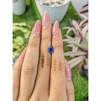 1.65 Ct. Blue Sapphire from Ceylon (Sri Lanka) Life Style