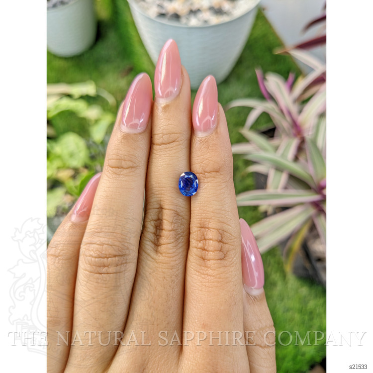 1.65 Ct. Blue Sapphire from Ceylon (Sri Lanka)