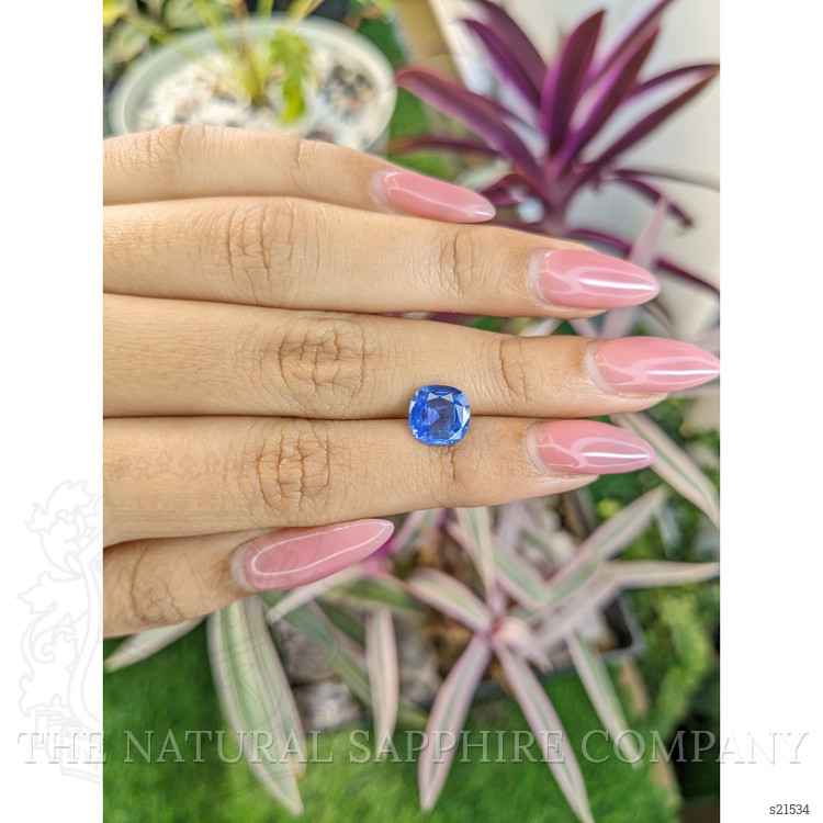 2.51 Ct. Blue Sapphire from Ceylon (Sri Lanka)