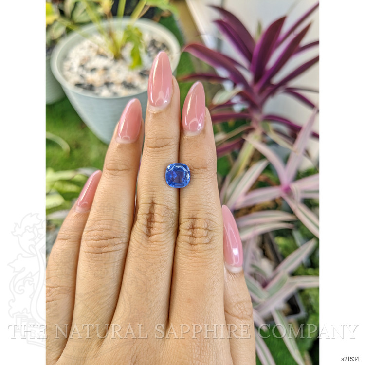 2.51 Ct. Blue Sapphire from Ceylon (Sri Lanka)