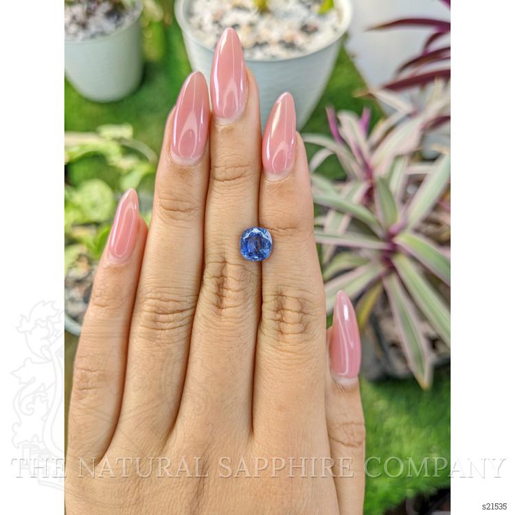 2.62 Ct. Blue Sapphire from Ceylon (Sri Lanka)