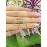 1.36 Ct. White Sapphire from Ceylon (Sri Lanka) Life Style