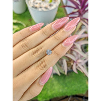 1.36 Ct. White Sapphire from Ceylon (Sri Lanka) Life Style