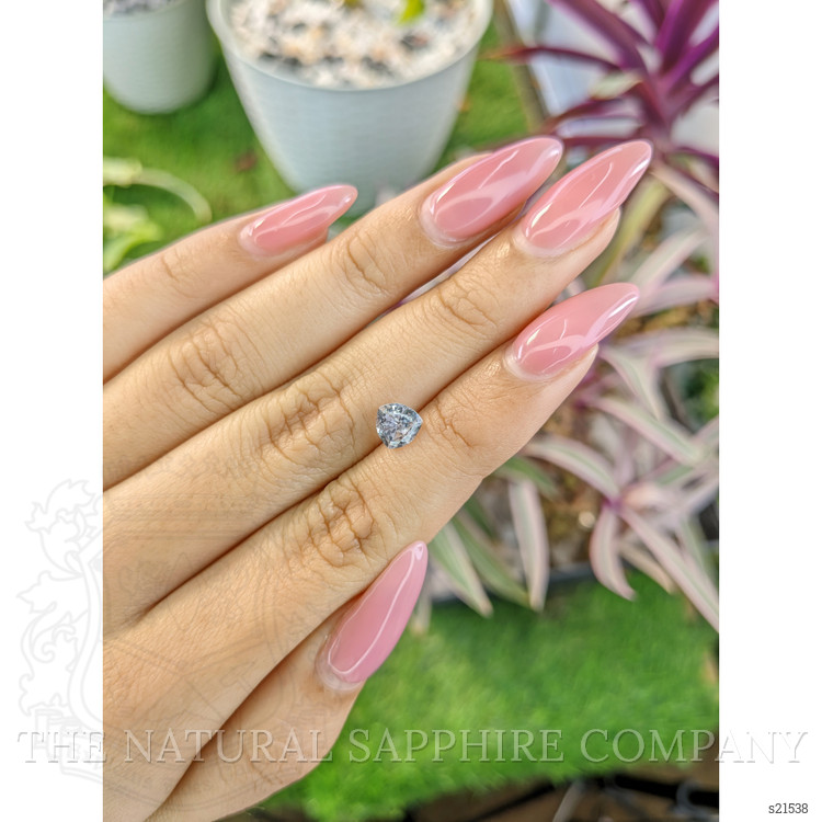 1.36 Ct. White Sapphire from Ceylon (Sri Lanka)