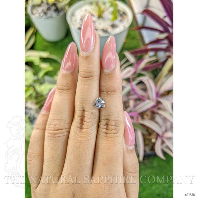 1.36 Ct. White Sapphire from Ceylon (Sri Lanka)