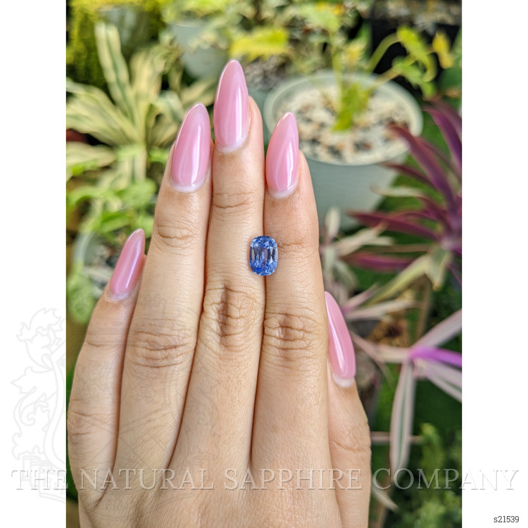 2.43 Ct. Blue Sapphire from Ceylon (Sri Lanka)