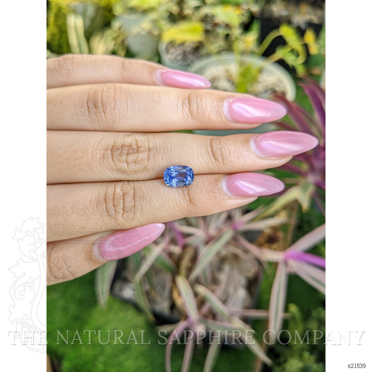 2.43 Ct. Blue Sapphire from Ceylon (Sri Lanka)