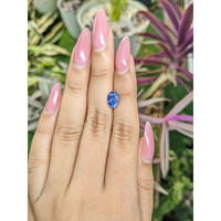 1.96 Ct. Blue Sapphire from Ceylon (Sri Lanka) Life Style