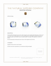 2.47 Ct. Sapphire from Ceylon (Sri Lanka) Appraisal