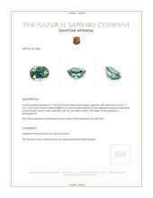 1.20 Ct. Sapphire from Madagascar Appraisal
