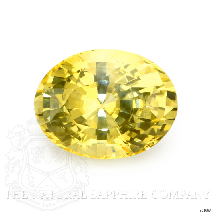 10.00 Ct. Yellow Sapphire from Ceylon (Sri Lanka)