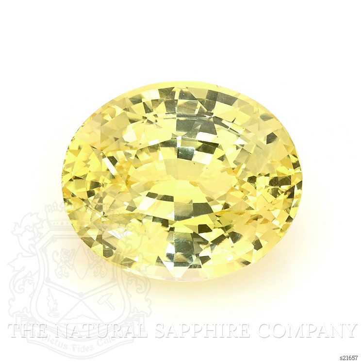 17.56 Ct. Yellow Sapphire from Ceylon (Sri Lanka)